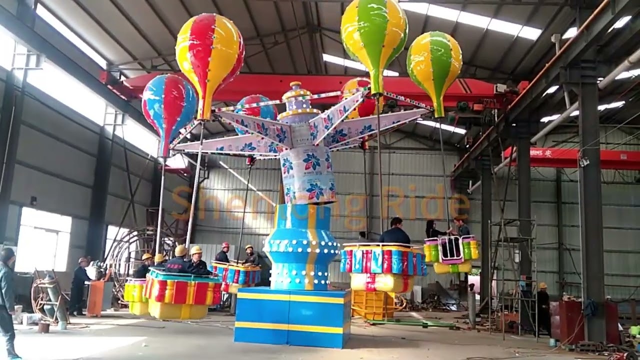 Samba Balloon Rides, Smooth Updown Waving #parkrides #kiddierides